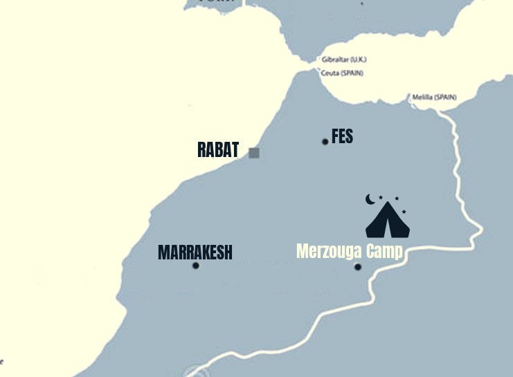 merzouga camp map