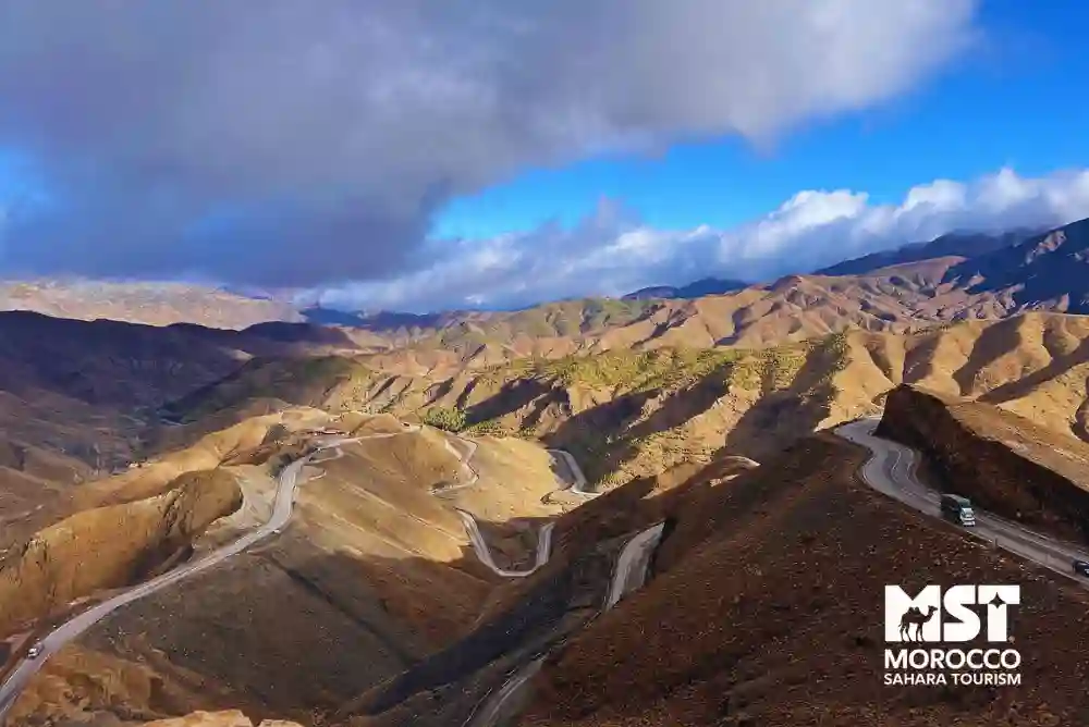 View from Tizi n’Tichka Pass – High Atlas Mountains